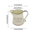 thumbnail image 2 of Rustic Chic Vase Small Metal Vase Vintage Milk Jug Mini Pitcher Decorative Flower Vase Farmhouse Decor for Home, Kitchen, Bathroom, 2 of 5