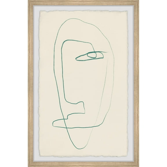 Marmont Hill Moody Face Framed Painting Print