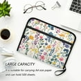 thumbnail image 6 of WOBOGO Colorful Abstract Flower Expanding File Folder Letter Size Accordion Filing Organizer 13 Pocket Separate Organ Pocket, 6 of 7