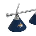 thumbnail image 2 of Montana State University 3 Shade Billiard Light with Chrome FIxture, 2 of 5