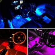 Car Led Lights Surlight 4pcs 72 Dc 12v Multicolor Music Car Led Lights Surlight 4pcs 72 Dc 12v Multicolor Music Strip Light Interior Under Dash