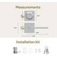 thumbnail image 3 of Mega Handles | Prime Entry Lever and Deadbolt Combo | Polished Chrome, 3 of 4