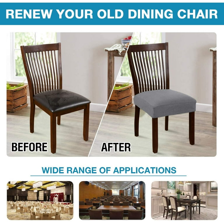 Flamingo P Dining Chair Seat Cover Stretch Spandex Chair Seat - Main Image