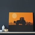 thumbnail image 3 of Picia tractor cultivating the land Pattern Decorative Picture – Unique Wall Art, Modern Canvas Print for Trendy Interiors (Horizontal), 3 of 6