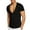 Black, variant on IYTR Mens Shirts Short Sleeve Loose Classic Solid Color T Shirts Gym Shirts Men Summer Crew Neck Casual Comfortable Blouses (Navy,M)