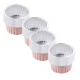 thumbnail image 1 of Oleegame Rouleau de Papier d'Aluminium 2 Pcs, 40 Pcs, Moules Ronds Réutilisables en Papier d'Aluminium, Coupelles en Aluminium pour Friteuse à Air Chaud, Rose, 1 of 4