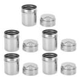 thumbnail image 4 of Heaveant Seasoning Bottle, 5PCS Stainless Steel Spice Shaker Camping Spice Bottle Containers with Rotating Cover Kitchen Gadget BBQ Tool, 4 of 7