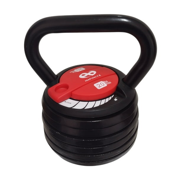 Infinité Pesa Rusa Ajustable / Kettlebell Ajustable 20LBS IF-KADJ Infinité Infinité Pesa Rusa Ajustable / Kettlebell Ajustable 20LBS IF-KADJ