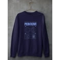 thumbnail image 3 of Perceive Vectors Techno Style Sweatshirt Men -Image by Shutterstock, Male Medium, 3 of 4