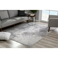 thumbnail image 2 of Rug Branch Contemporary Modern Floral Grey Beige Indoor Runner Rug - 2x10, 2 of 5