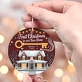 thumbnail image 4 of Colonial House Christmas Ornament 2025, Custom House Address, Gift for Christmas, New Home Christmas Ornament with Name Address, Our First New House Ornaments, 4 of 5