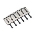thumbnail image 1 of Juego de 6 sillines para guitarra eléctrica, piezas de guitarra, accesorios de puente de acero inoxidable 105 mm B, 1 of 9