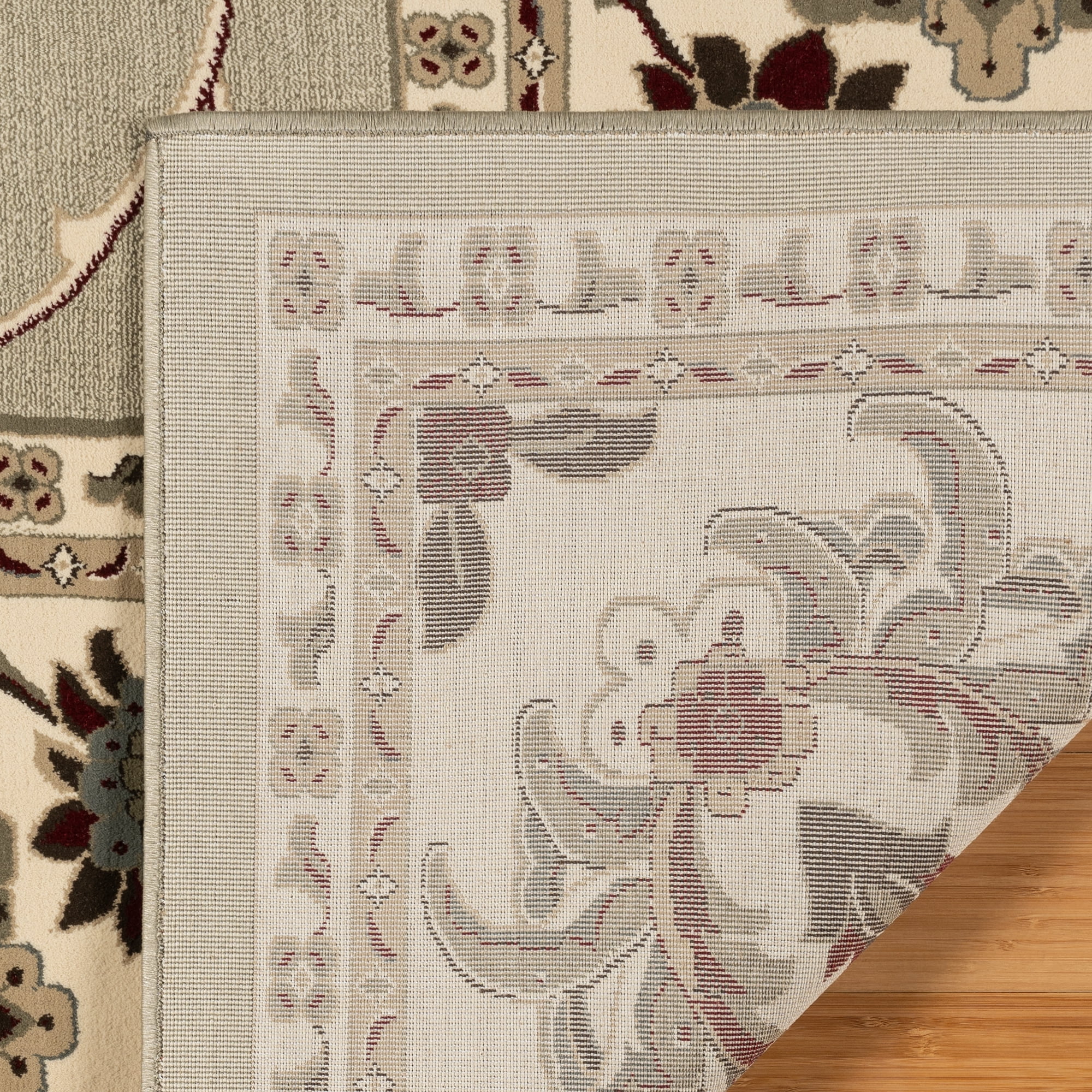 Gertmenian Majestic Moena Traditional Floral Sage Area Rug, 9x13