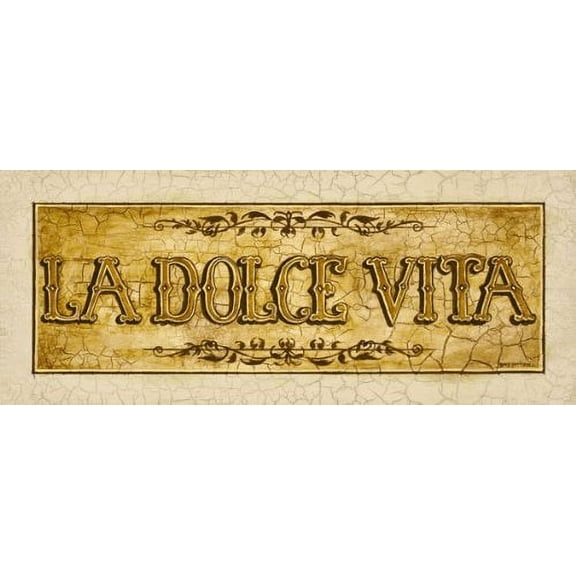 La Dolce Vita by Gregory Gorham; One 20x8in Poster Print