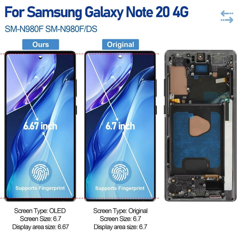 Screen Replacement for Samsung Galaxy Note 20 5G /Note 20 4G SM