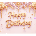thumbnail image 4 of Colorful Design Birthday Banner Decorative Design Happy Birthday Banner Diamond Decor Birthday Celebration for Birthday Party Kids Party Indoor Decoration, 4 of 6