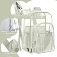 thumbnail image 6 of Sanmadrola New Clear Backpack Clear Bag Heavy Duty Waterproof Transparent Large PVC Book Bag, 6 of 8