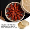 thumbnail image 2 of MasteelfCA Bamboo Steamer Kitchen Food Steamer Steamer Basket with Lid Cooking Tool, 2 of 7