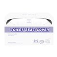 thumbnail image 1 of DOLITY Disposable Toilet Seat Covers Flushable Paper Protector for Events Festivals 200 sheets, 1 of 9