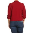 thumbnail image 4 of Women's Plus Size Women's Trendy Style Open Front Casual Blazer Jacket, 4 of 4