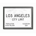 thumbnail image 2 of The Stupell Home Decor Collection LA City Limit Canvas Wall Art, 2 of 4