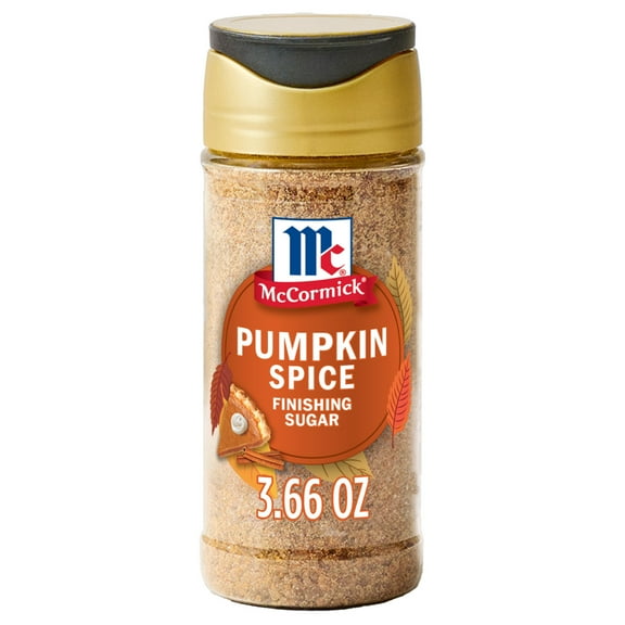 McCormick Pumpkin Spice Finishing Sugar, 3.66 oz Bottle