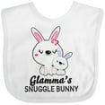 thumbnail image 3 of Inktastic Glammas Snuggle Bunny Easter Boys Baby Bib, 3 of 4