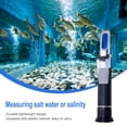 thumbnail image 2 of Handheld Salinity Refractometer ATC 0-100% 1.000-1.070 Seawater Salt Concentration Salinometer For Aquarium, 2 of 6