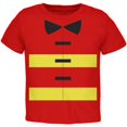 thumbnail image 1 of T-Shirt Rouge pour Tout-Petit de Costume de Pompier d'Halloween, 1 of 1