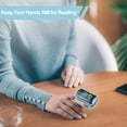 thumbnail image 3 of Easy@Home Fingertip Pulse Oximeter SpO2 Blood Oxygen Saturation Meter and Heart Rate Monitor with Rotatable OLED Display, 3 of 10