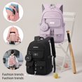 thumbnail image 1 of Mochila de estilo coreano para estudiantes de secundaria japonesa, de gran capacidad, para chicas sementales, 1 of 5