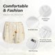 thumbnail image 4 of Balery Pita Tortilla Pantalones cortos deportivos para mujer con forro y dos bolsillos, elásticos, para entrenamiento, gimnasio, yoga-Medium, 4 of 7