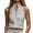 #31-beige tank tops, variant on UPPADA Womens Sleeveless Blouse Stand Collar V Neck Linen Tops Comfy Business Casual Tank Top Trendy Summer Outfits,beige tank tops L