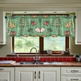 thumbnail image 3 of Yayeee Kitchen Curtains Tier Set of 2 Light Filtering 57"x24" Over Sink Window Panels, Christmas Cookies, 3 of 7