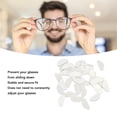 thumbnail image 5 of Riousery 20 Pairs Silicone Eyeglass Nose Pads D Shaped Slip Resistant Adhesive Cushions Transparent 0.59 inches / 15 mm, 5 of 9