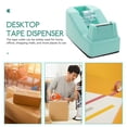 thumbnail image 7 of Qumonin Desktop Tape Dispenser, Cute Adhesive Roll Holder for Office/Home (Light Green), 7 of 7