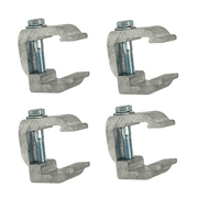 GCi STRONGER BY DESIGN G-16 Pinch Clamps for Inside Mount Tonneau Covers (4 Pack). Made with Structural Aluminum. Roll Up, Hard, Soft Covers and Tops on Pickup Truck