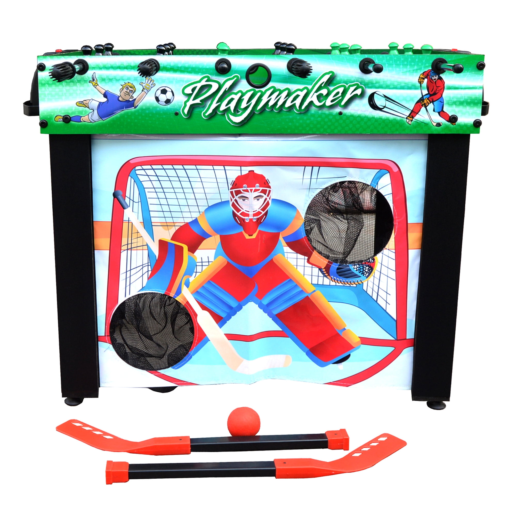 Hathaway Playmaker 3-in-1 Multi-Game Foosball and Soccer Table, 38-in