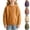 Orange, variant on Spazoro Girls Crew Neck Knit Sweater, Solid Color Warm Long Sleeve Breathable Pullover Tops for Daily Layering Orange Size 3-4T