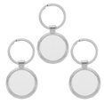 thumbnail image 1 of 3pcs Sublimation Keychain DIY Key Ring Blank Key Chain Metal Key Ring Ornament, 1 of 3