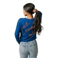 thumbnail image 3 of Women's Royal Florida Gators Love Note Embroidered Pullover Sweater, 3 of 5