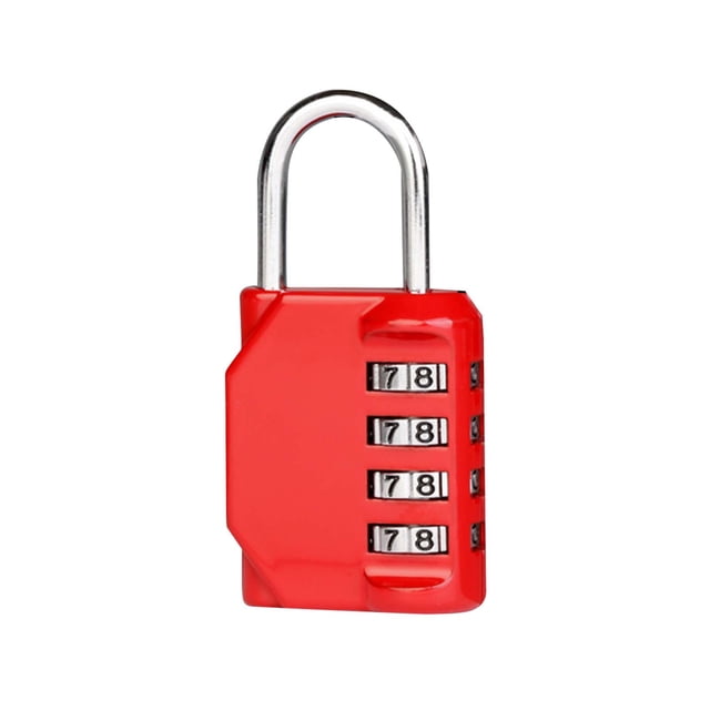 LSLJS Password Lock, Four Digit Password Lock, All Metal, Medium Password Lock, , Combination Lock