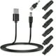 thumbnail image 4 of Qarigey Cortadoras de pelo eléctricas, juego de adaptadores USB, cargador de afeitadora compacto, portátil y duradero, 7 enchufes y 5V Juegos de afeitado, 4 of 6