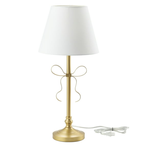 My Texas House 24" Gold Metal Bow Table Lamp