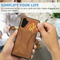 thumbnail image 3 of K-Lion Wallet Case for Samsung Galaxy A32 5G PU Leather Case with Card Slot Kickstand Ultra Thin Men Women Shockproof Case For Samsung Galaxy A32 5G,Brown, 3 of 7