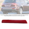 thumbnail image 3 of Red Rear Bumper Reflector Replacement ABS Rear Side Reflector MDX 2010-2013 Buckle Installation, 3 of 7