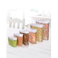 thumbnail image 2 of Contenedores para Cereales AGBOX Herméticos 6 piezas, 3 Pequeños 3 Grandes, Tapa Blanca y Transparente, 2 of 5