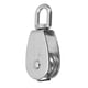 thumbnail image 4 of Polea de acero inoxidable M20 M25 M32 Rueda de polea de cuerda de elevación giratoria de una sola rueda JShteea Para estrenar, 4 of 8