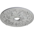 thumbnail image 3 of Ekena Millwork 23 5/8"OD x 3 7/8"ID x 2 1/8"P Jamie Ceiling Medallion (Fits Canopies up to 3 7/8"), Hand-Painted Frost, 3 of 6