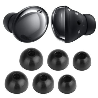 Replacement Ear Tips Compatible with Samsung Galaxy Buds 2 Earbuds, TSV  Soft Silicone Tips Fit for Samsung Galaxy Buds 2 Headphone, S L Size, Black  